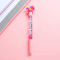 Korean creative fairy stick cute cartoon star into oil quicksand creative magic dazzle color quicksand pen gel ink pen